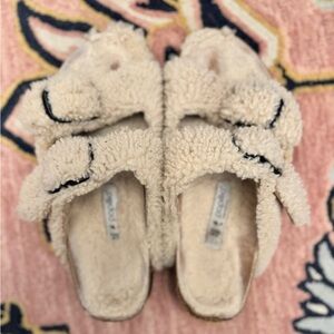 Birkenstock- Arizona Big Buckle Shearling - size 40